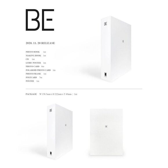 The Orchard - BTS - BE (Deluxe Edition) (CD) White - Picture 1 of 4